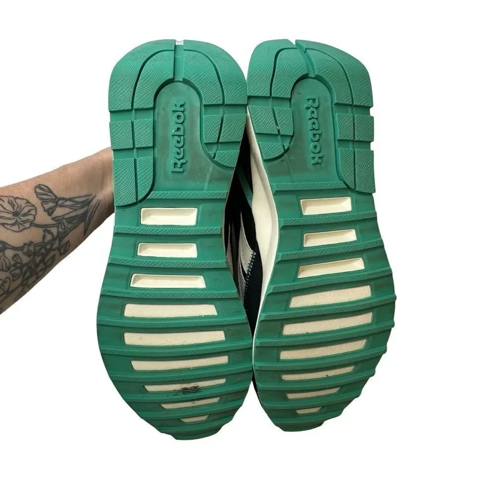 REEBOK Wmns Classic Leather Legacy AZ 'Black Future Teal' Size 8.5